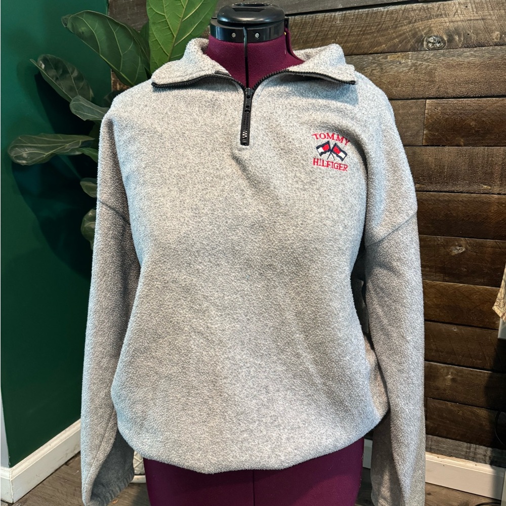 Tommy Hilfiger Light Gray Women's Cowl Neck Sweater